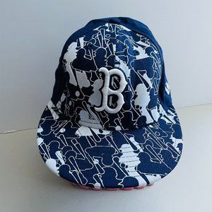 Boston Red Sox New Era 100% Wool Hat Size 7 ¼